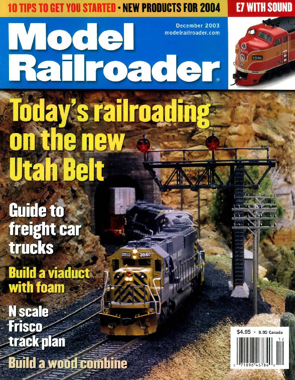 Model Railroader, December 2003