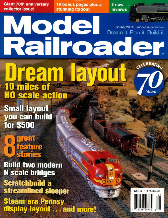 Model Railroader, January 2004
