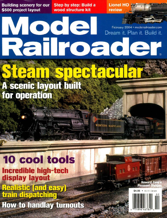 Model Railroader, February 2004