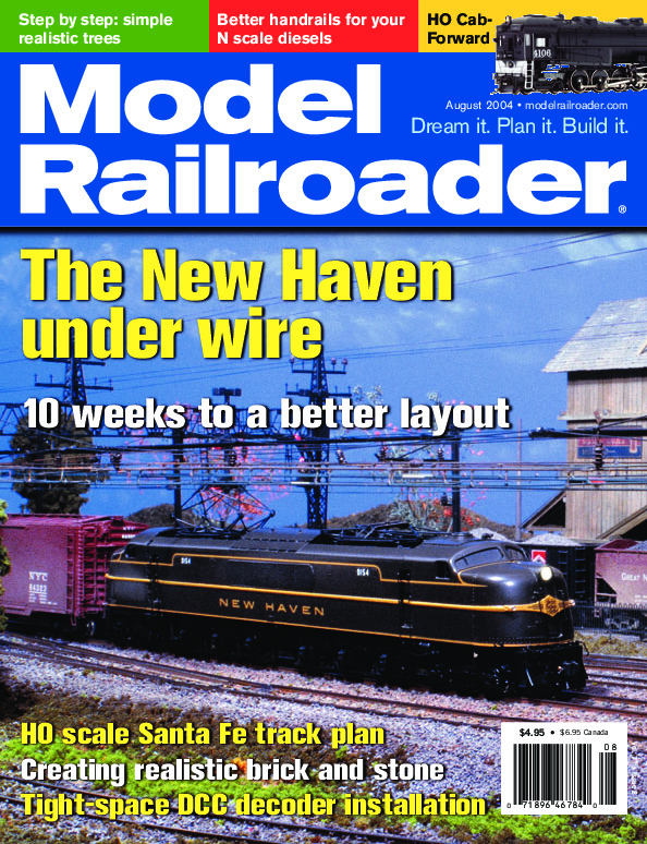 Model Railroader, August 2004