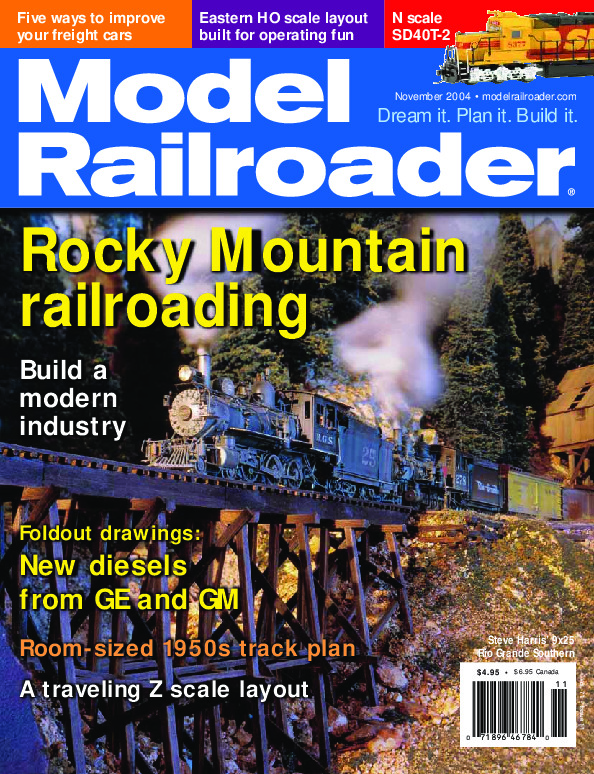 Model Railroader, November 2004
