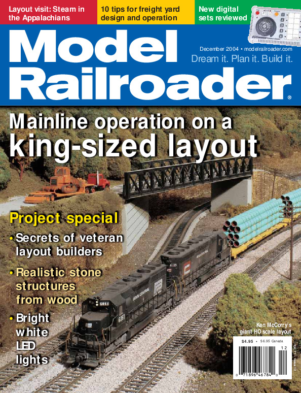Model Railroader, December 2004