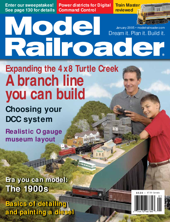 Model Railroader, January 2005