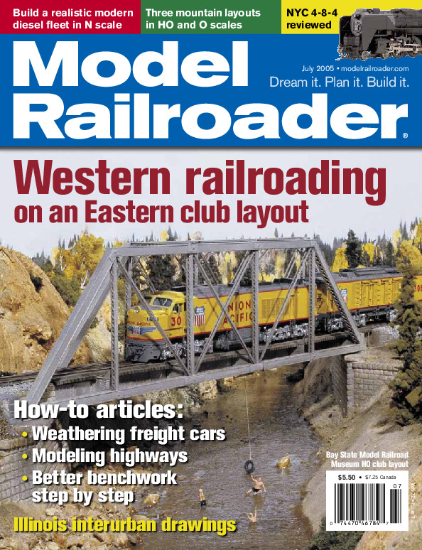 Model Railroader, July 2005