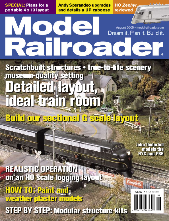 Model Railroader, August 2005