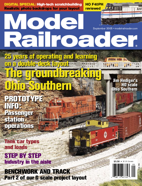 Model Railroader, September 2005