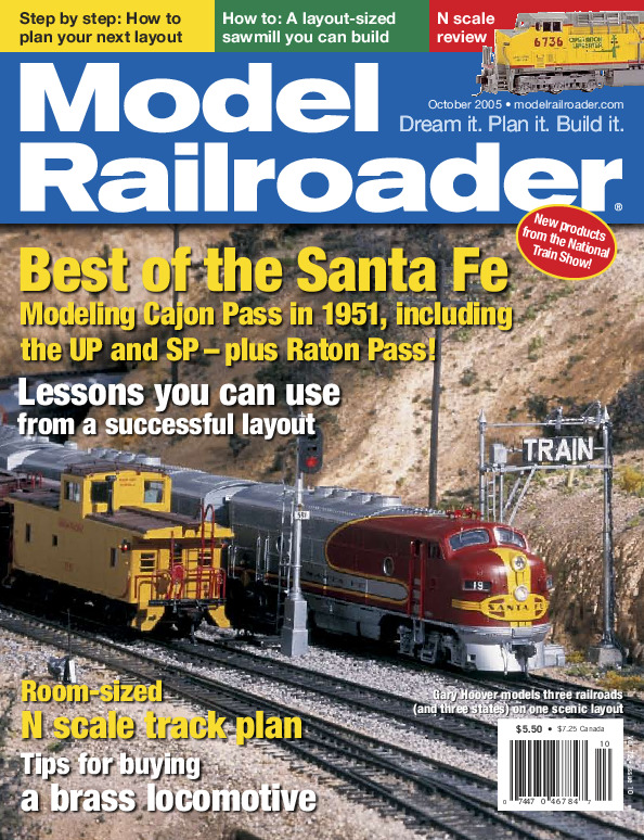 Model Railroader, October 2005