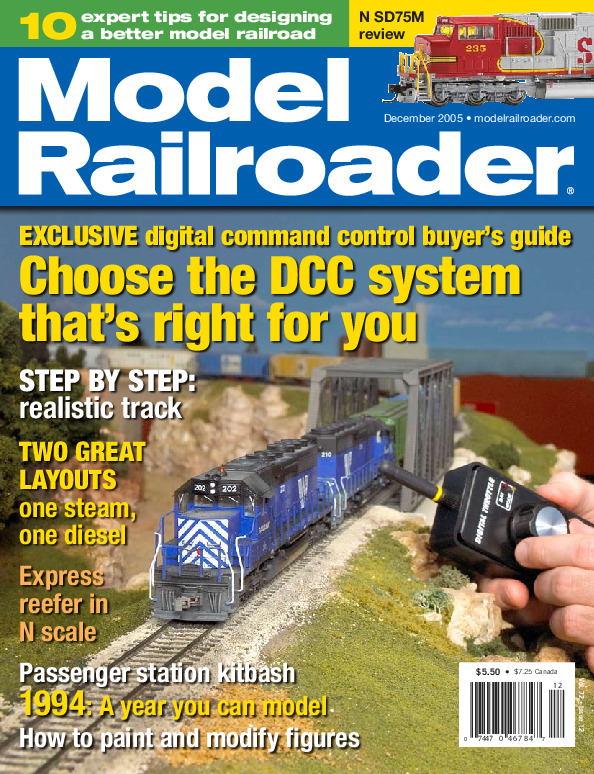 Model Railroader, December 2005