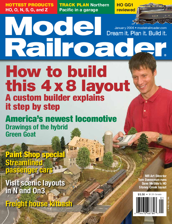 Model Railroader, January 2006