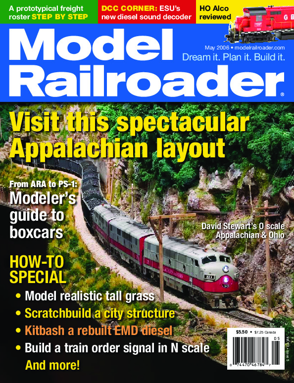 Model Railroader, May 2006