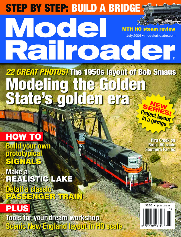 Model Railroader, July 2006
