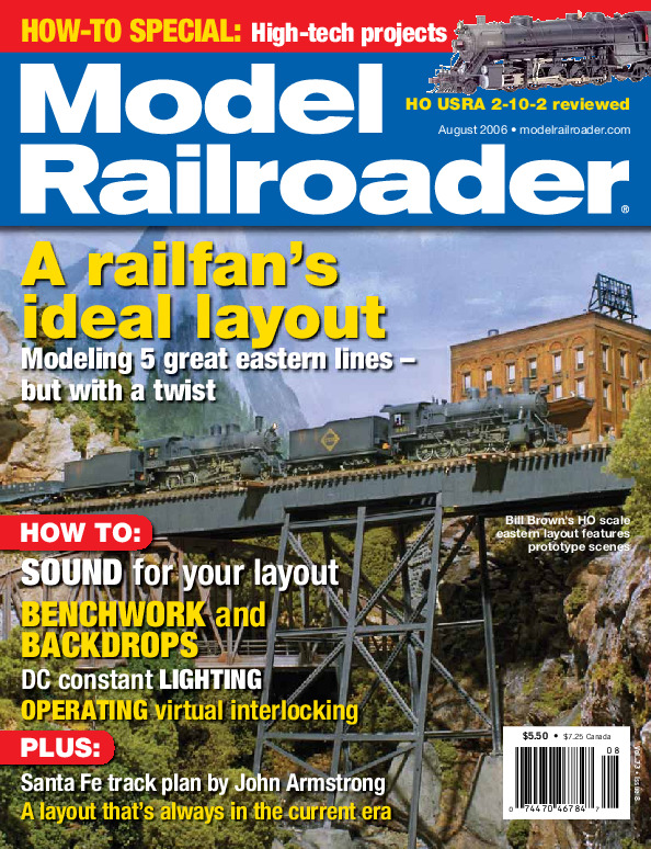 Model Railroader, August 2006
