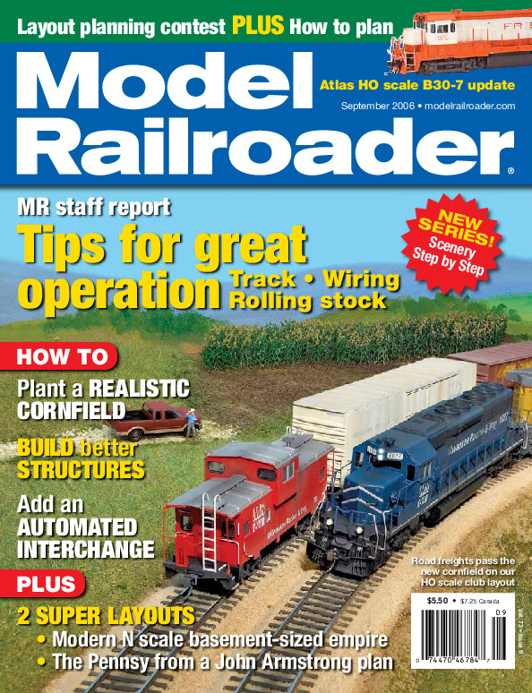 Model Railroader, September 2006