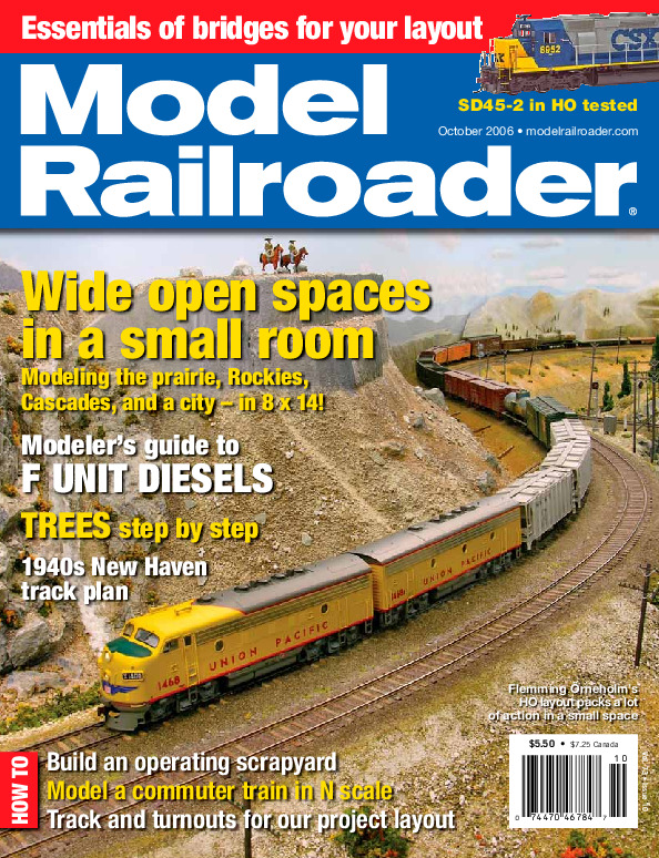 Model Railroader, October 2006