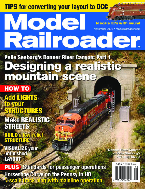 Model Railroader, November 2006