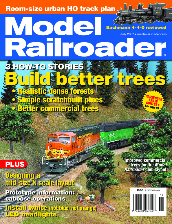 Model Railroader, July 2007