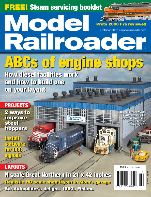 Model Railroader, October 2007