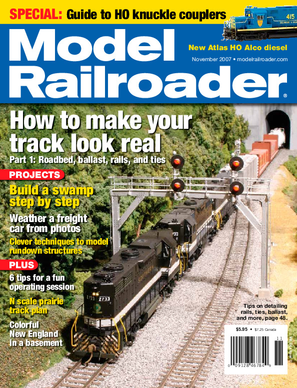 Model Railroader, November 2007