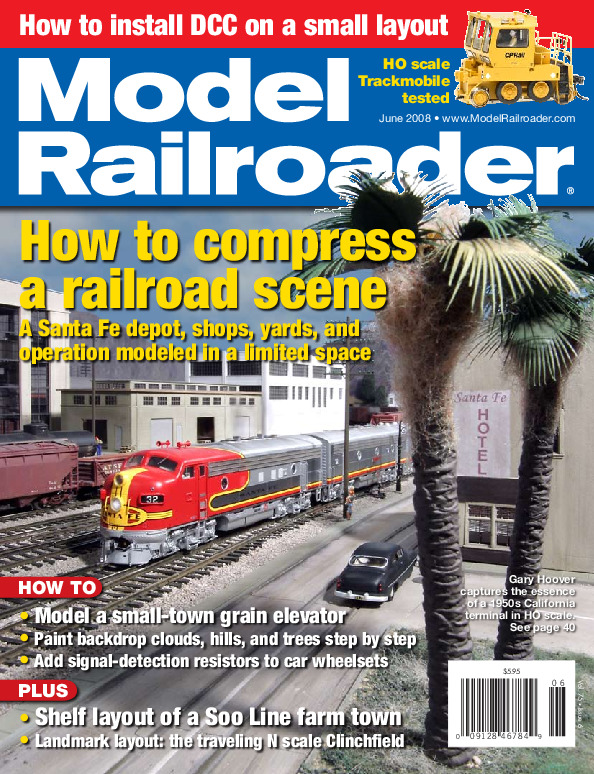 Model Railroader, June 2008