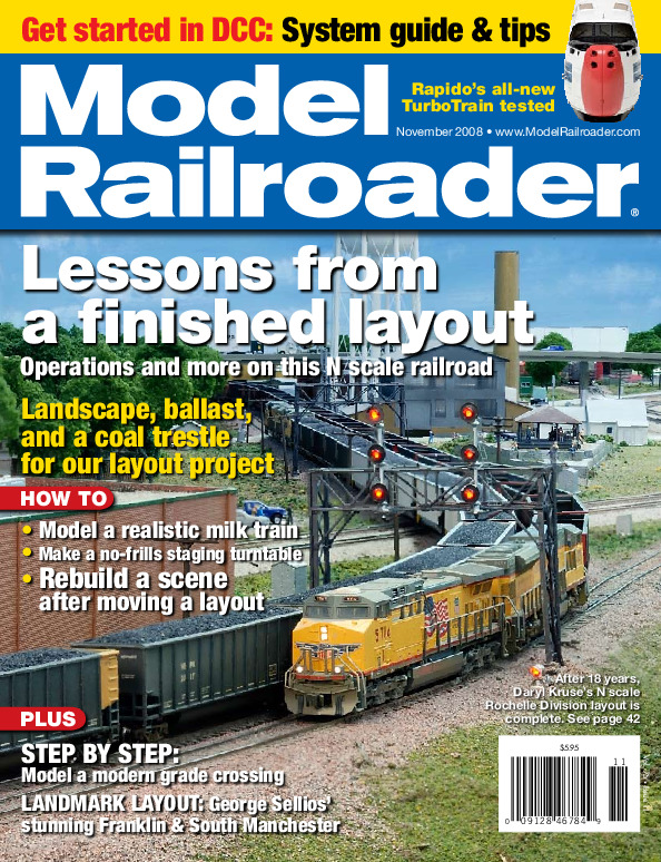 Model Railroader, November 2008