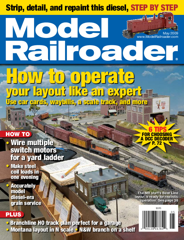 Model Railroader, May 2009