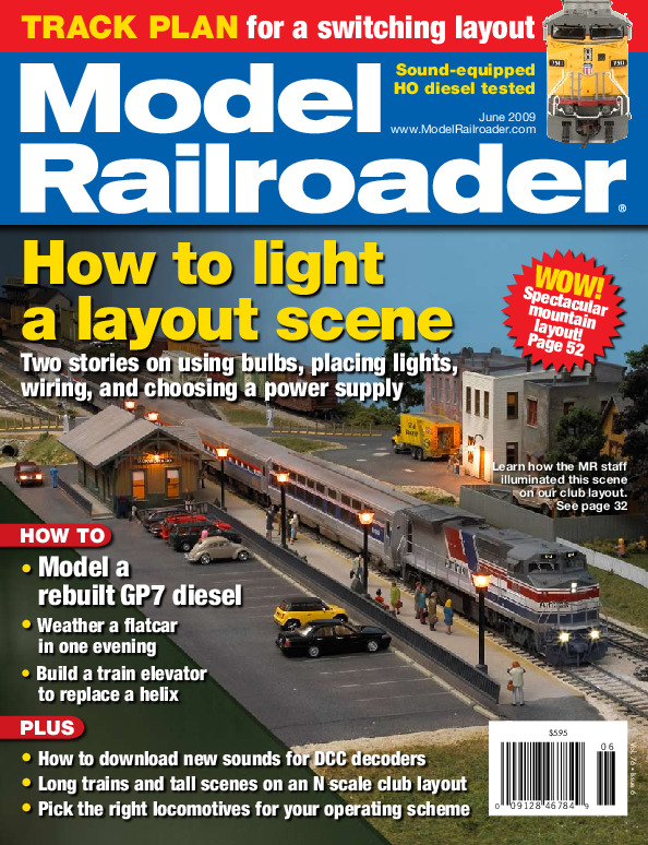 Model Railroader, June 2009