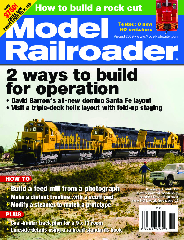 Model Railroader, August 2009