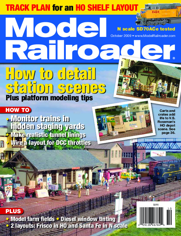 Model Railroader, October 2009
