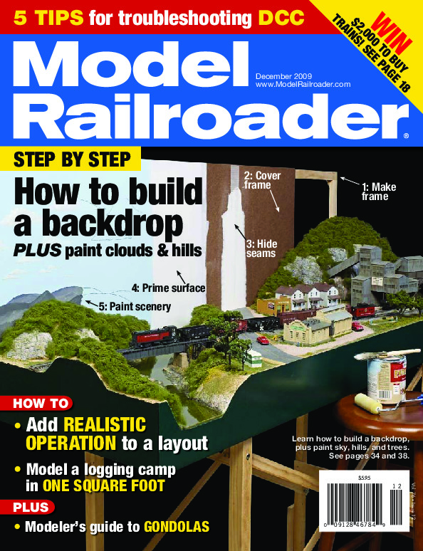Model Railroader, December 2009