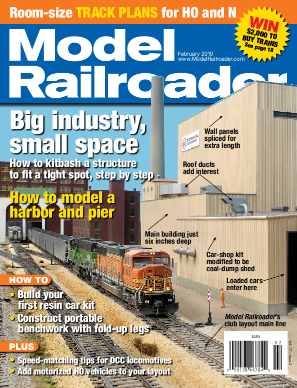 Model Railroader, February 2010