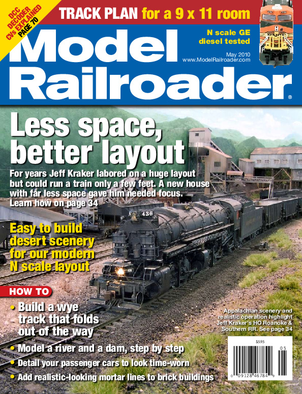 Model Railroader, May 2010
