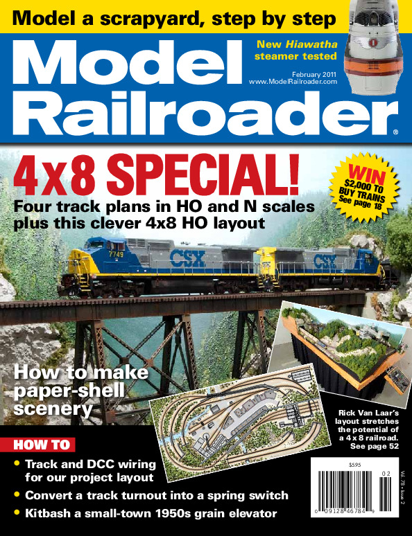 Model Railroader, February 2011