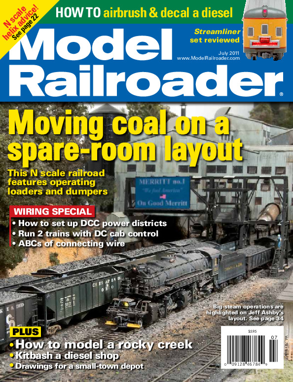 Model Railroader, July 2011