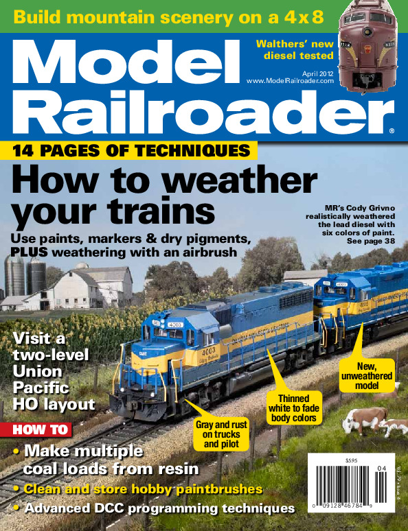 Model Railroader, April 2012