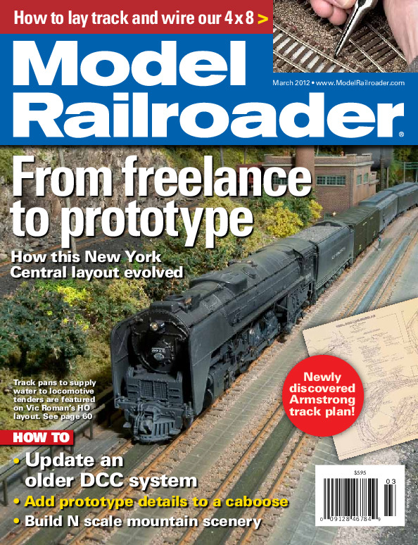 Model Railroader, March 2012