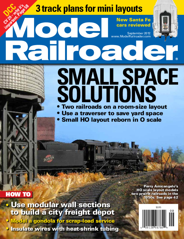 Model Railroader, September 2012