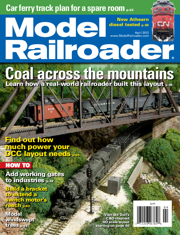 Model Railroader, April 2013