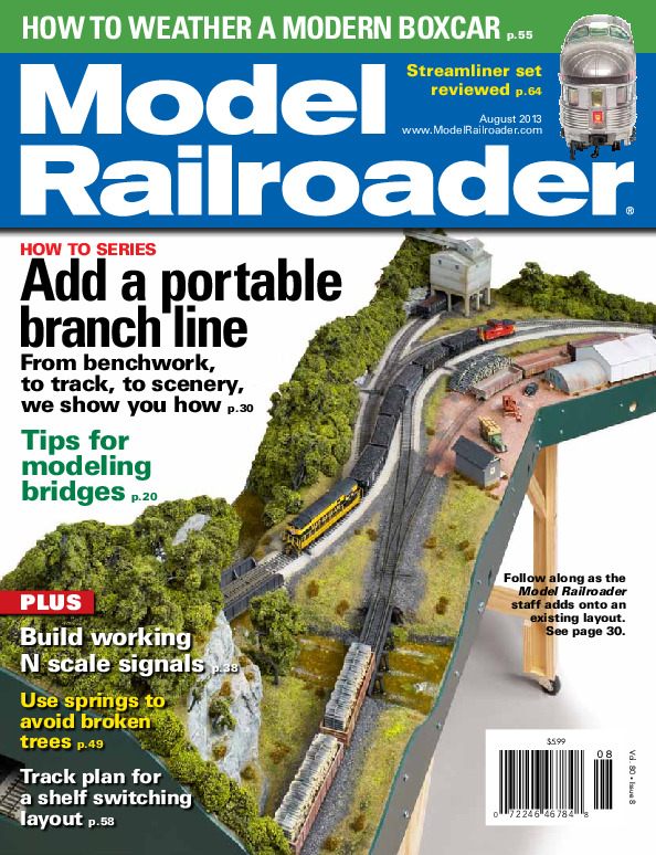 Model Railroader, August 2013