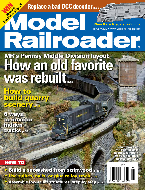 Model Railroader, February 2013