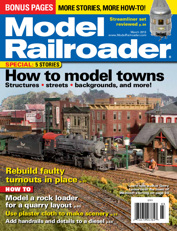 Model Railroader, March 2013