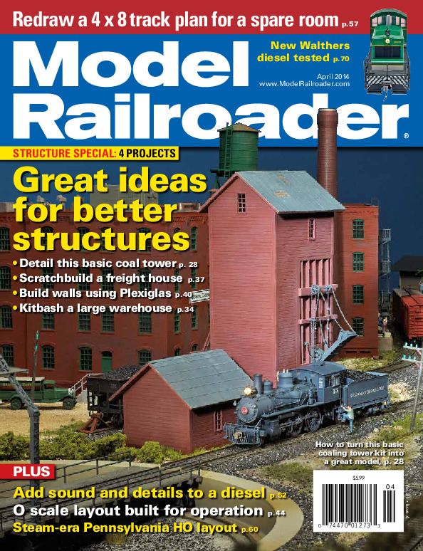 Model Railroader, April 2014