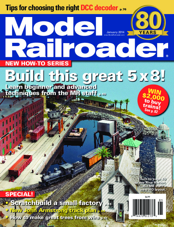 Model Railroader, January 2014
