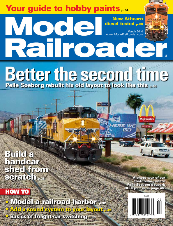 Model Railroader, March 2014