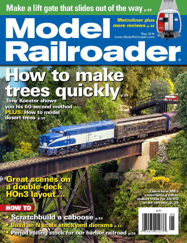 Model Railroader, May 2014