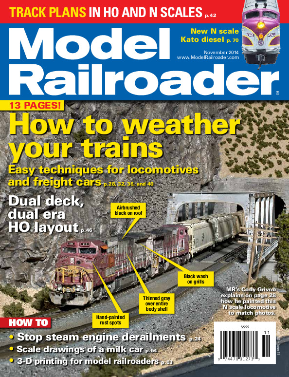 Model Railroader, November 2014