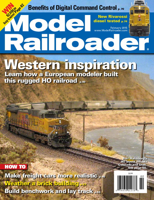 Model Railroader, February 2015
