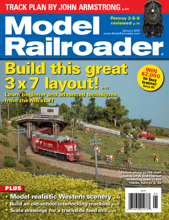 Model Railroader, January 2015