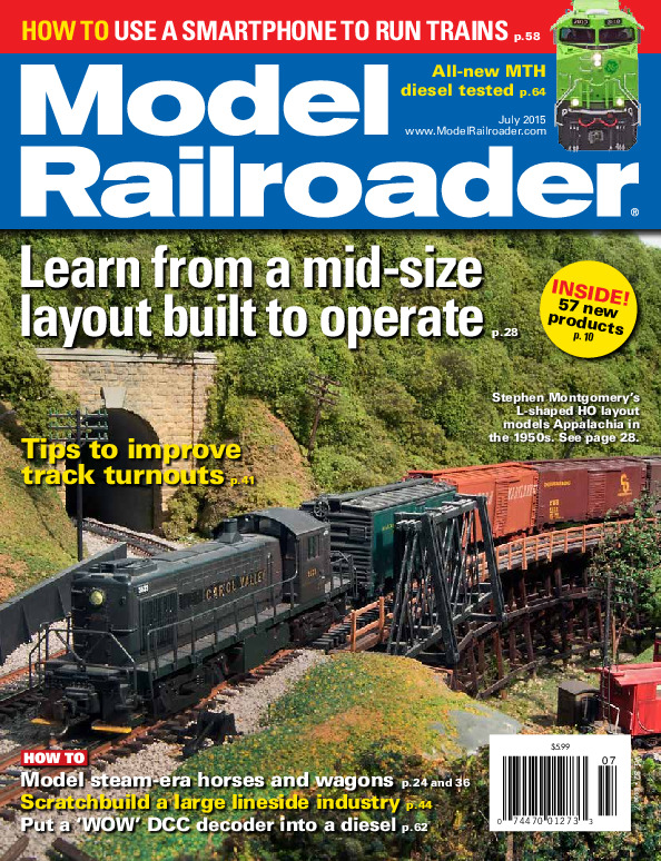 Model Railroader, July 2015