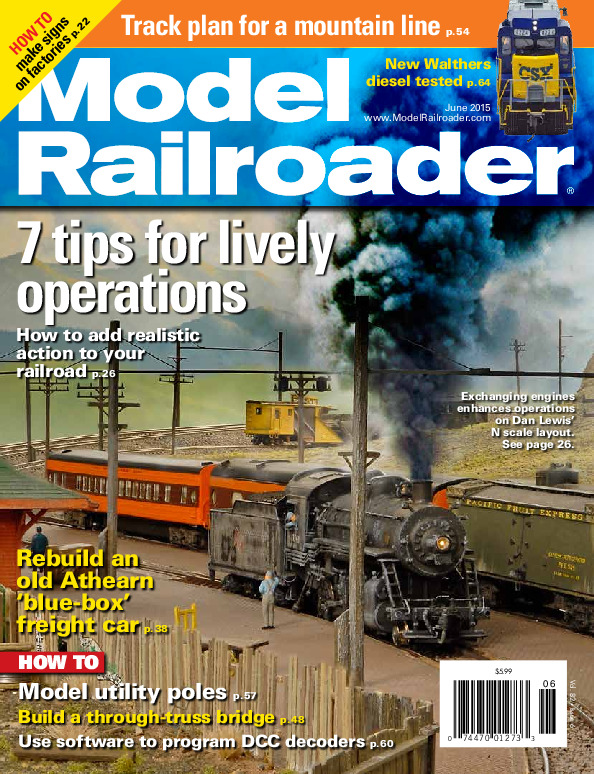 Model Railroader, June 2015