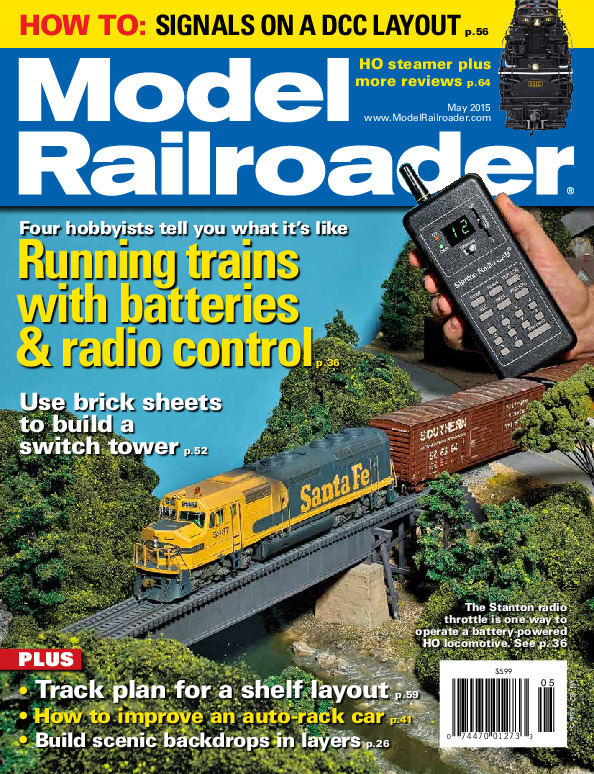 Model Railroader, May 2015